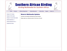 Tablet Screenshot of downloads.sabirding.co.za